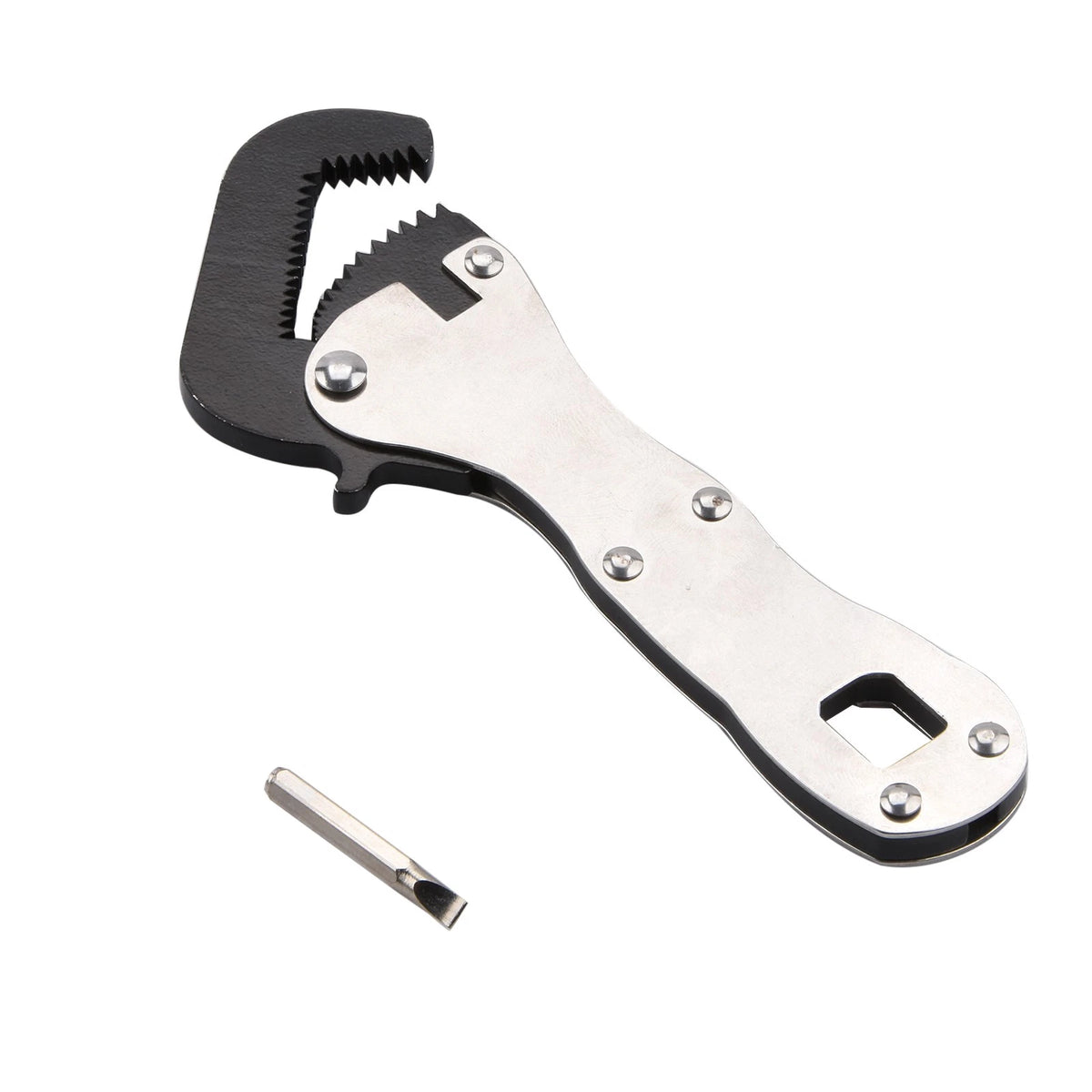 Compact Stainless Steel Micro Self Adjusting Wrench Tool