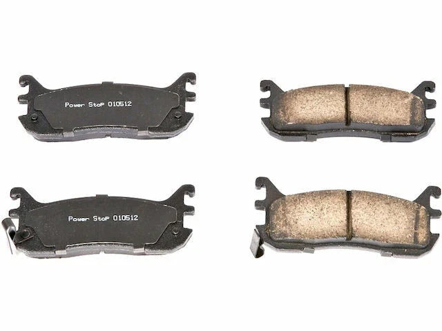 Set of 4 Rear Brake Pads for Mazda Protege (1995–1998) W978KT
