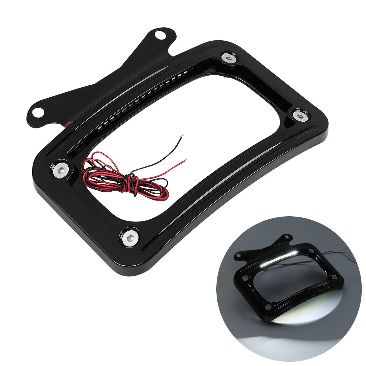 LED License Plate Frame for Harley Road King Special (2017–2025)