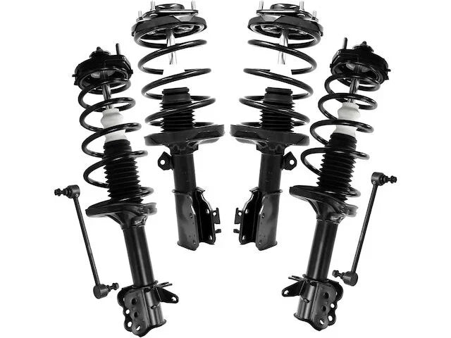 Front and Rear Strut Assembly and Sway Bar Link Kit for Mazda Protege (1999–2003)