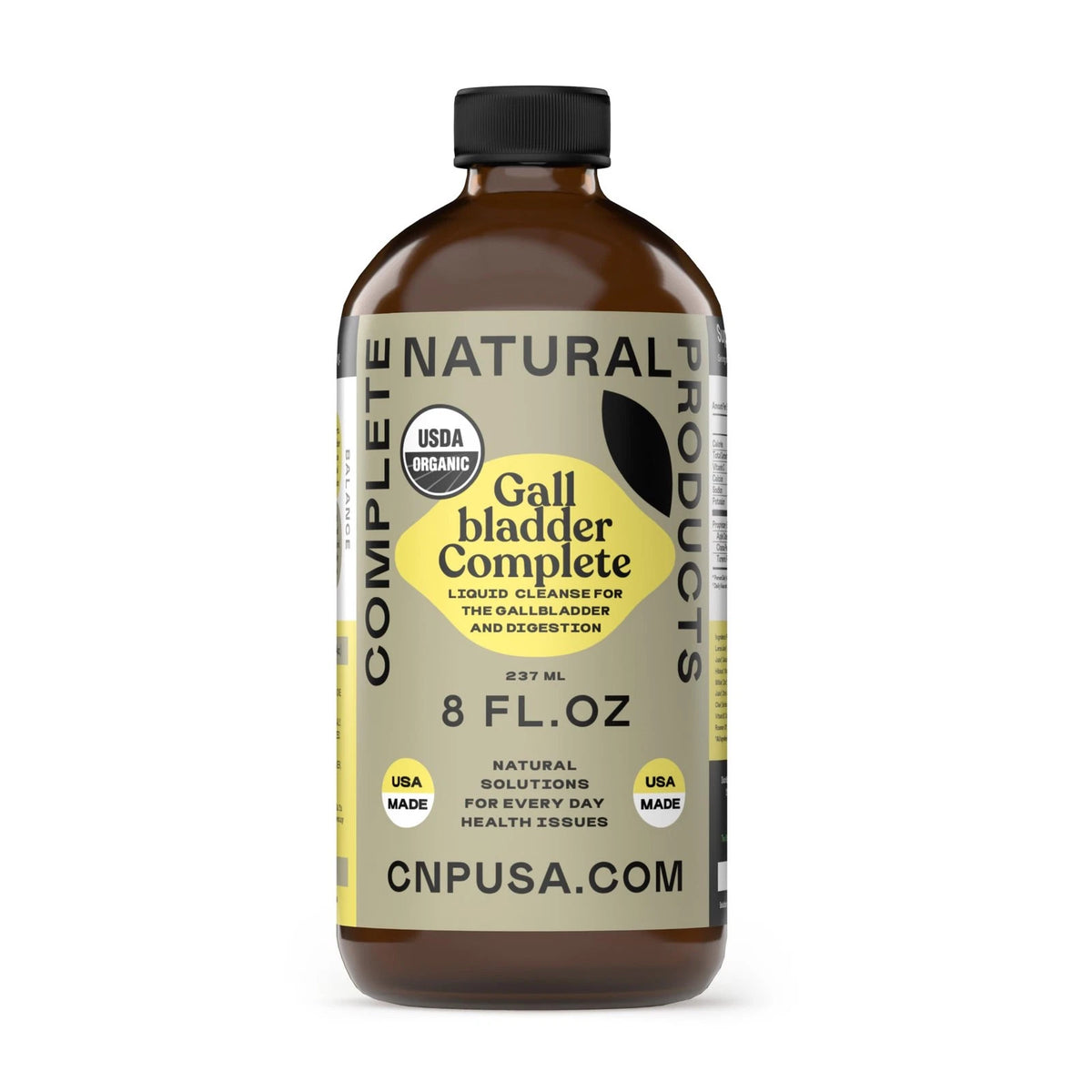 Gallbladder Complete Organic Liquid 8oz for Health (Pack of 1)