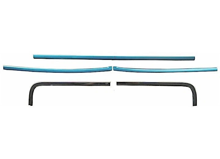 Set of 5 Rear Window Molding for Pontiac Firebird (1967–1968) 695-71M