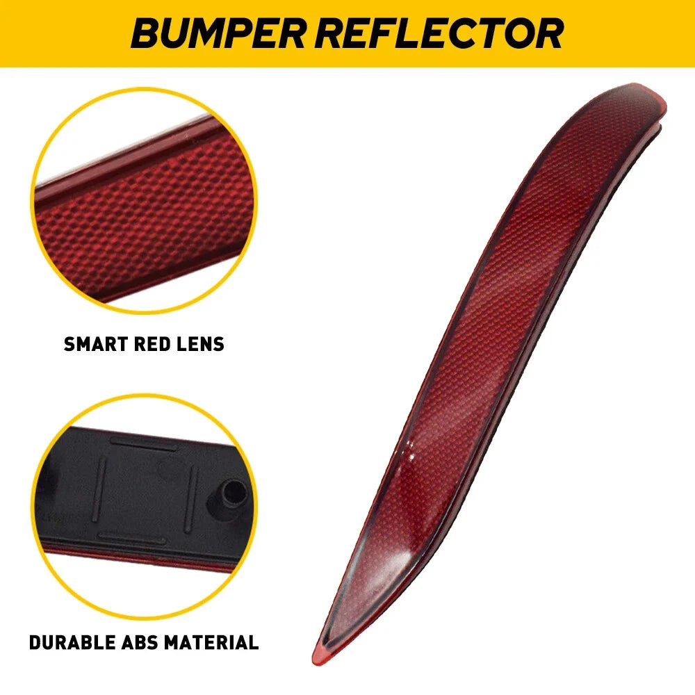 Right Passenger Side Red Rear Bumper Reflector Light for Chevrolet Equinox (2018–2022)