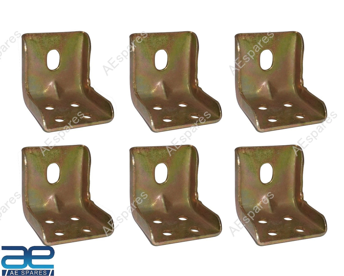 6pcs Frame Body Mount Bracket for Willys Jeep MB CJ2A CJ3A CJ3B M38 M38A1
