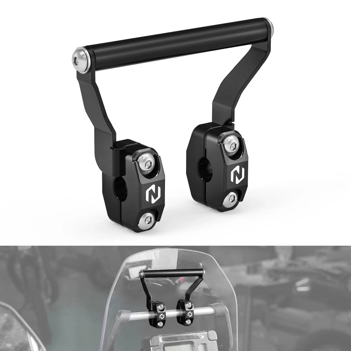 CNC Aluminum Navigation Rise Bracket Lifter for Yamaha Tenere 700 (2019–2023)