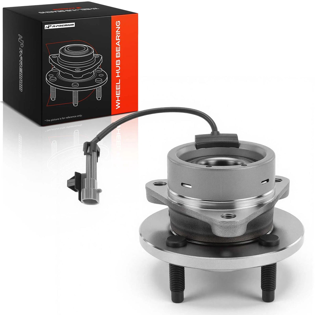 Front Wheel Hub & Bearing Assembly with ABS Sensor for Chevy Cobalt (2005–2010) BR930316, 22701516, 513204