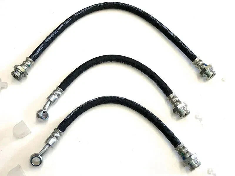 Braided Extended Brake Line Set for Suzuki Sierra 1.0/1.3 (1983–1999)