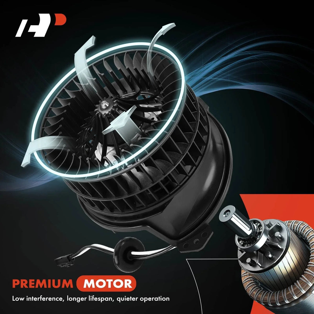 HVAC Blower Motor with Wheel Assembly for Mercedes-Benz CLA250 (2020–2023)