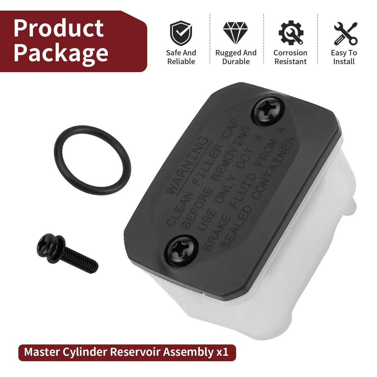 Master Cylinder Reservoir for Ski-Doo Summit 500SS 600 800 R 850 E-TEC (2005–2022)