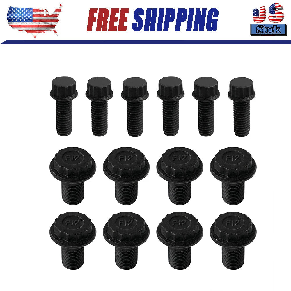 14Pcs Clutch Flywheel Pressure Plate Flange Bolt Set for Honda Civic (2001–2021)