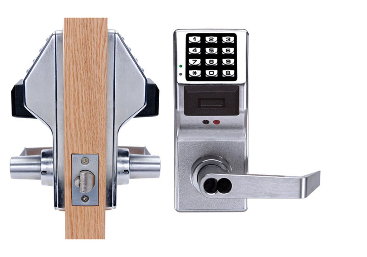 Pushbutton Cylindrical Door Lock for Alarm Lock Napco (PDL5300IC US26D)