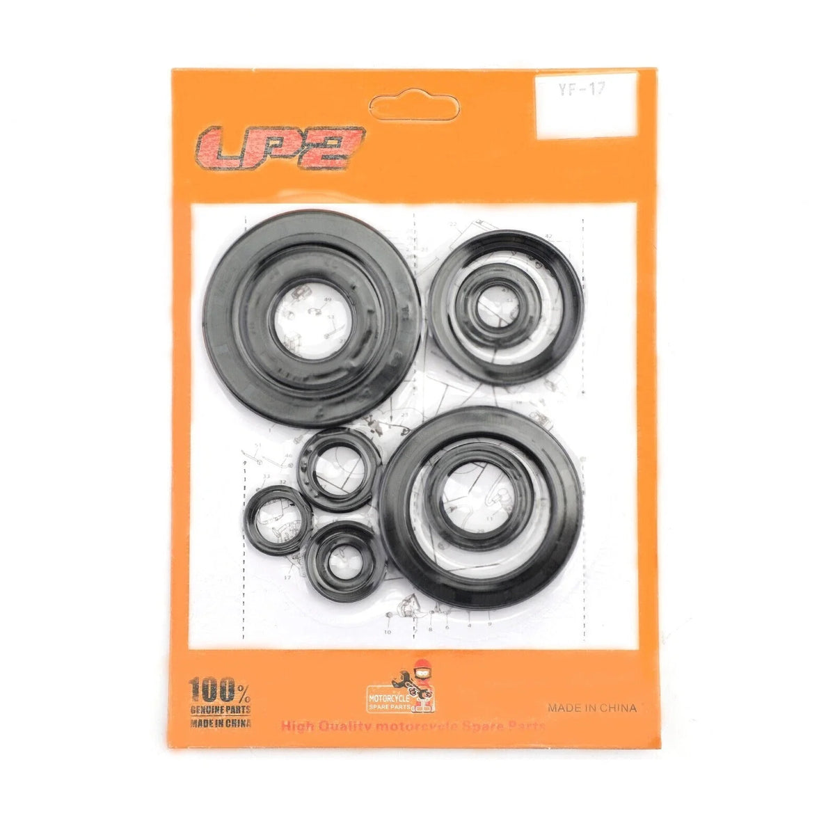 9pcs Engine Oil Seal Crankcase Kit for Honda CRF450R (2009–2014)