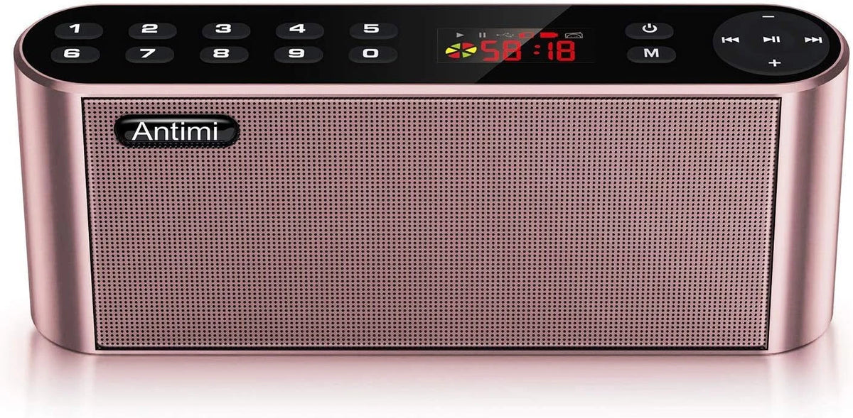 Bluetooth FM Radio MP3 Player Portable Wireless Speaker for Antimi