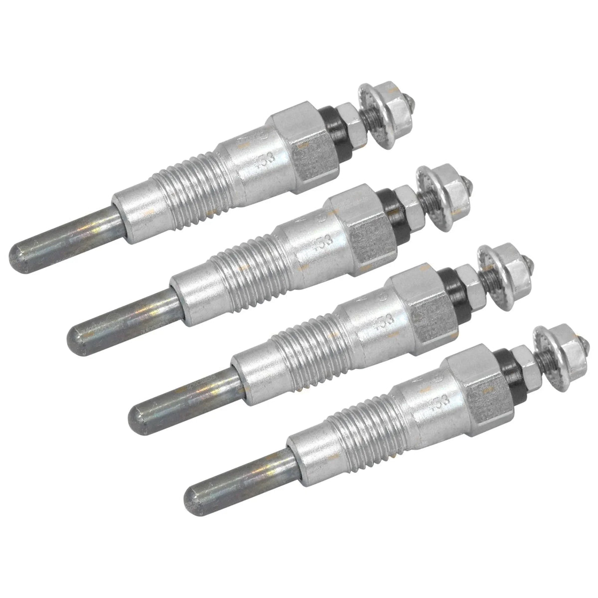 Set of 4 Glow Plugs for Navara D21 Diesel 2.5L SD25 (1986 - 1987)