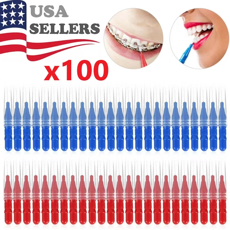 Interdental Brush Set for Dental Cleaning Tools