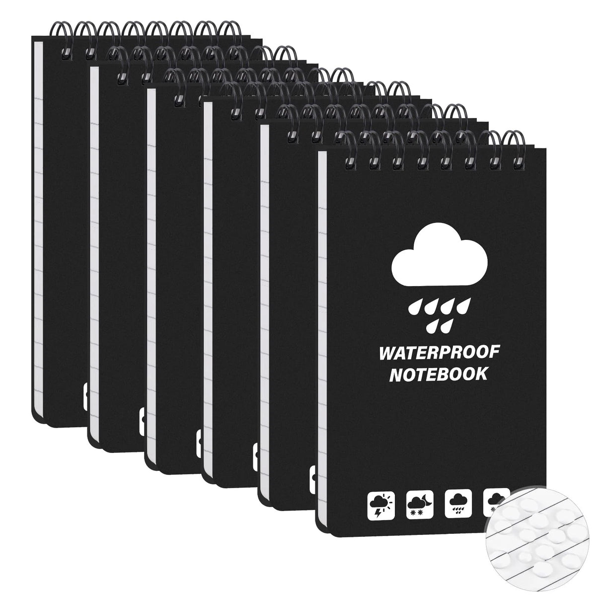6X Waterproof Pocket Notebook for Automotive Use (5" x 3")