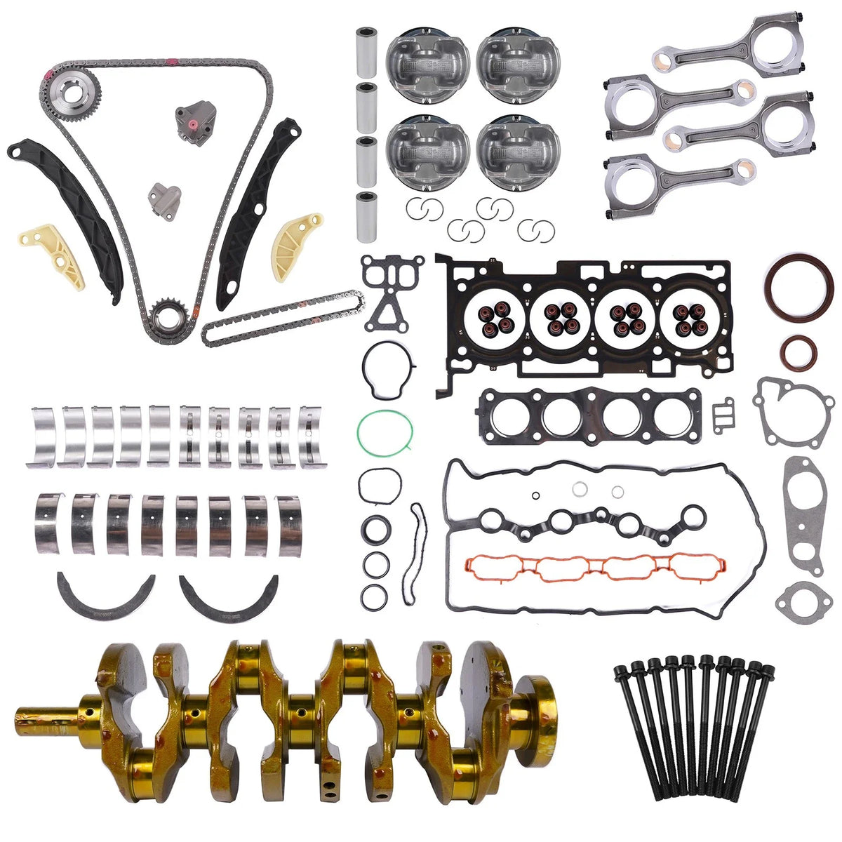 Engine Rebuild Kit for Hyundai Tucson, Kia Sportage (2017–2019) 2.4L L4