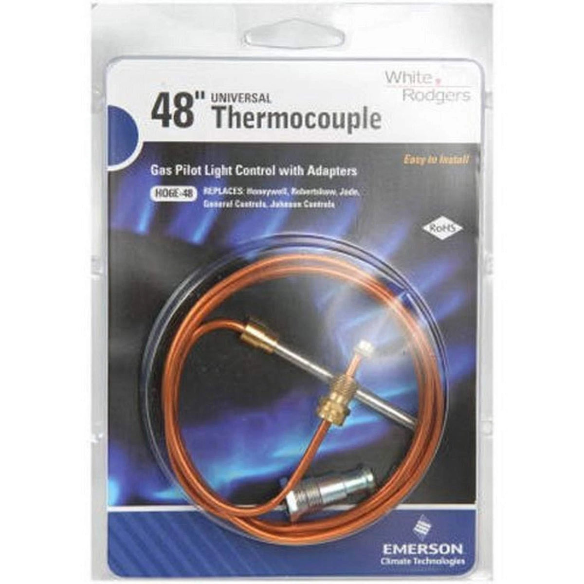 Universal Replacement Thermocouple for White-Rodgers 48 in. (TC48)