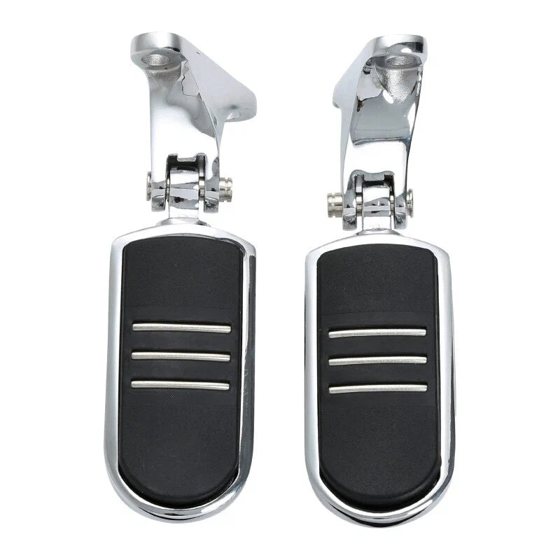 Chrome Rear Passenger Footpeg Mount for Harley Touring Street Glide (1993–2025)