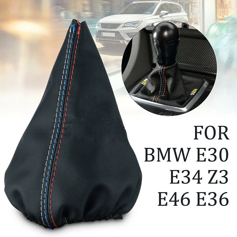 Shifter Shift Knob Gear Gaiter Boot Cover for BMW E30 E34 Z3 E46 (1982–2006)