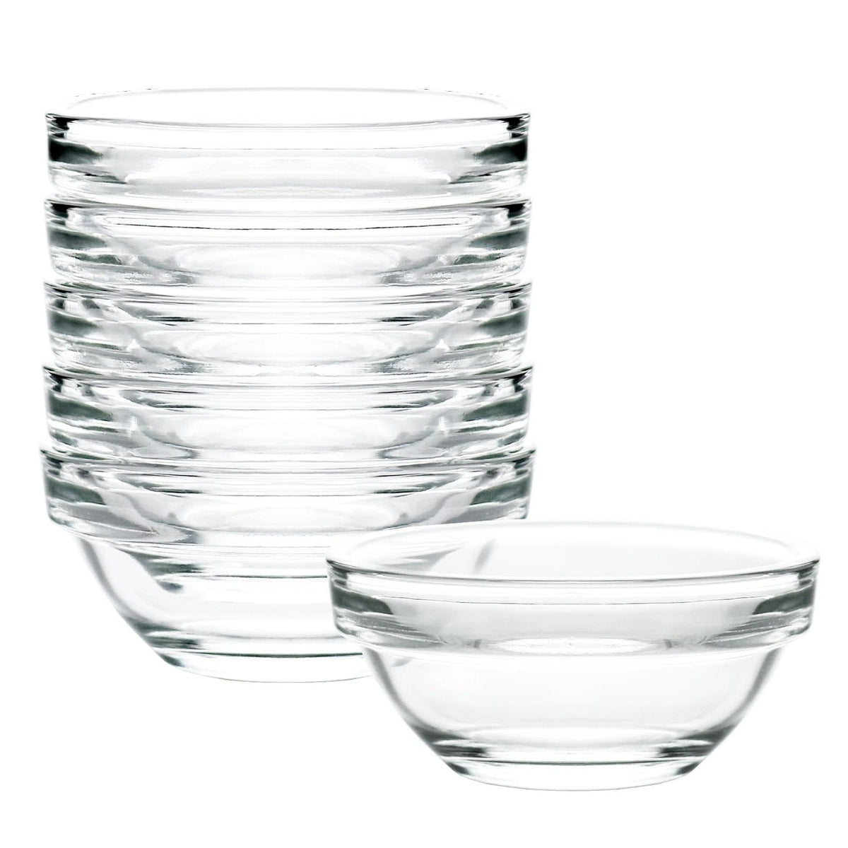 1.5 oz Clear Glass Bowl for Mini Prep Dish (No Part Numbers)