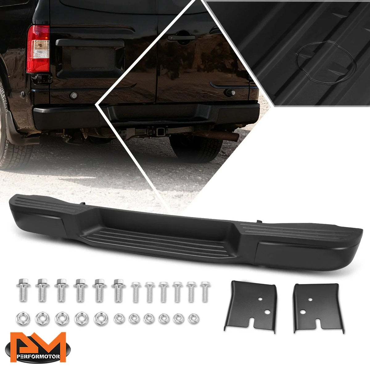 Rear Bumper Assembly for Nissan NV1500 NV2500 NV3500 (2012–2021)