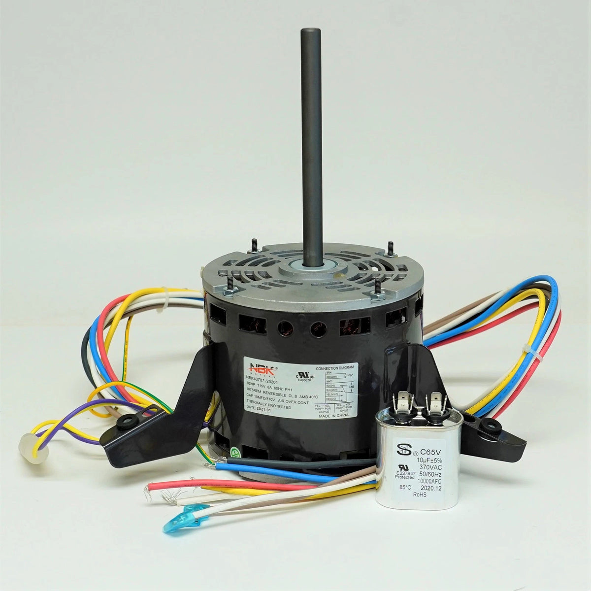 Motor for Goodman HVAC 1/2HP 115V 1075 RPM Flex Mount