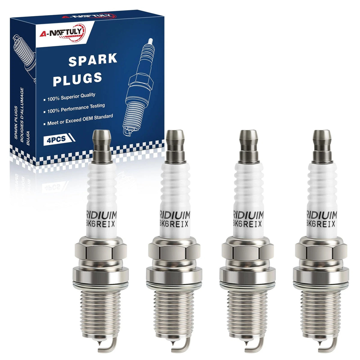 4X Iridium Spark Plugs for Toyota Camry RAV4 Celica (2000–2023)