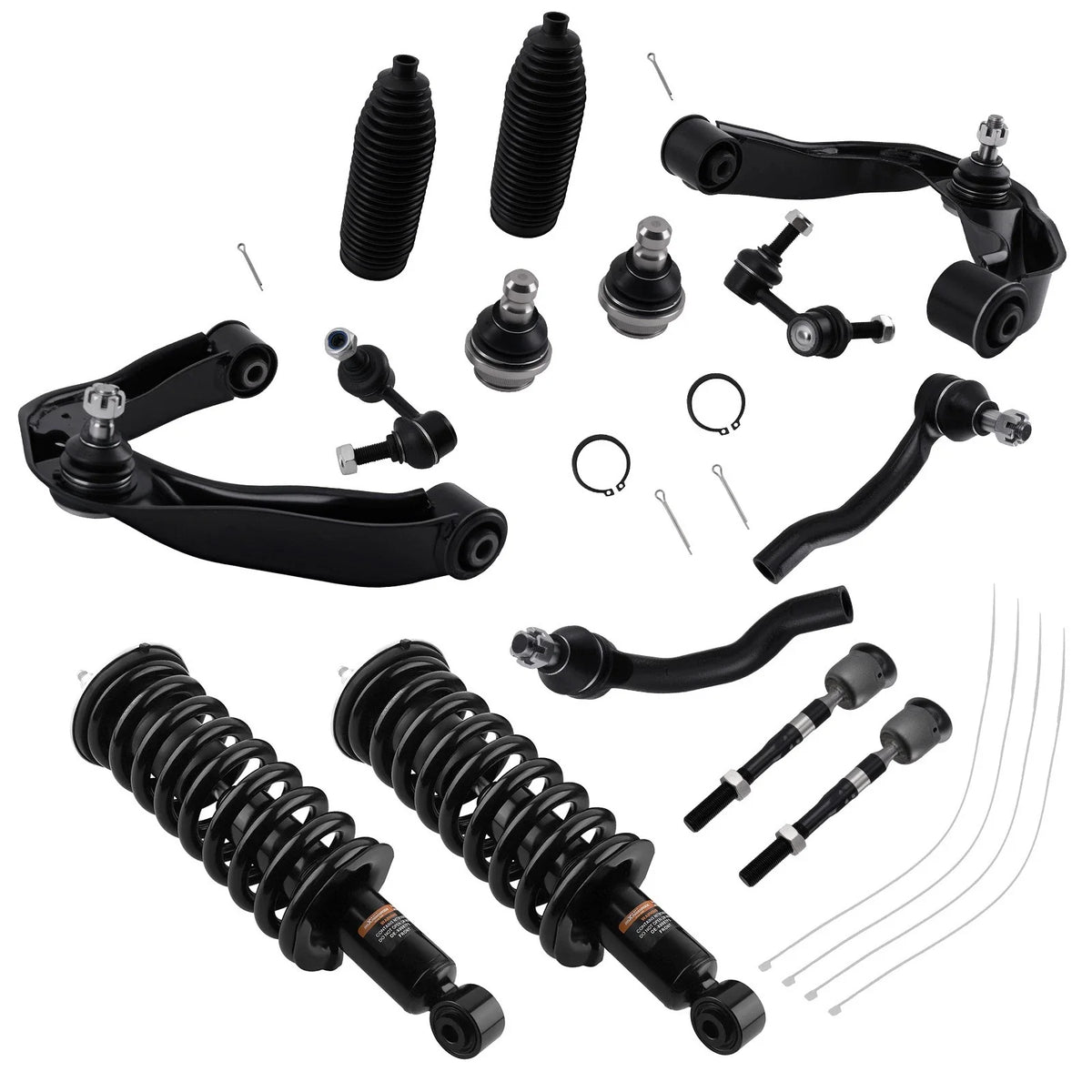 14x Front Struts w/Control Arms Sway Bars Kit for Nissan Pathfinder Xterra (2005–2012)