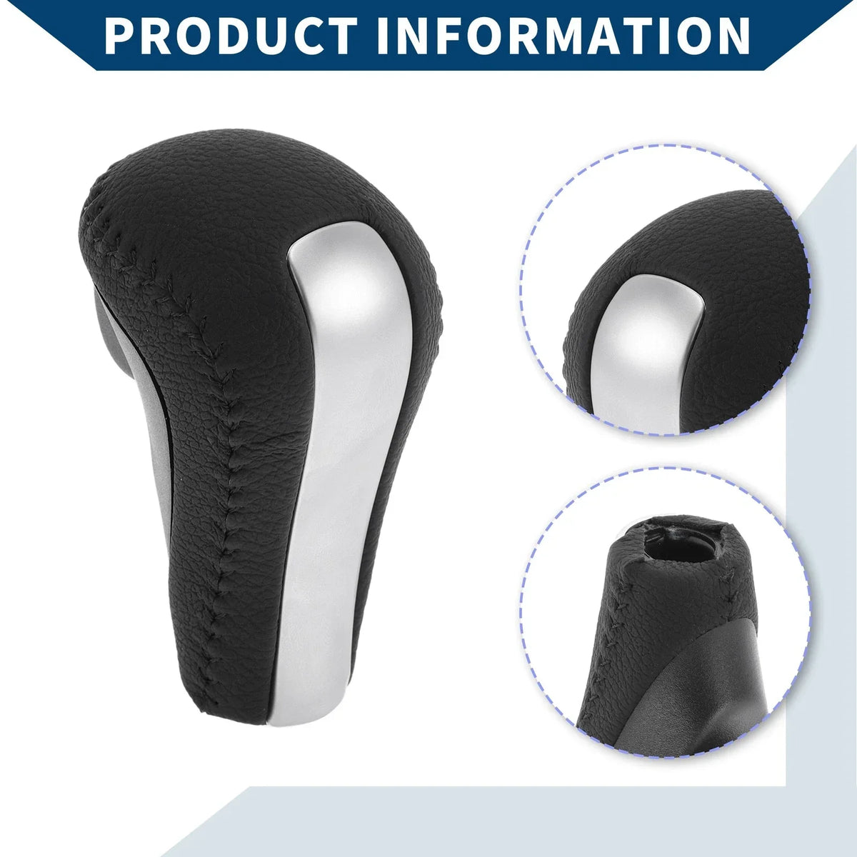 Automatic Gear Shifter Knob for Honda Accord (2008–2012) Plastic Faux Leather