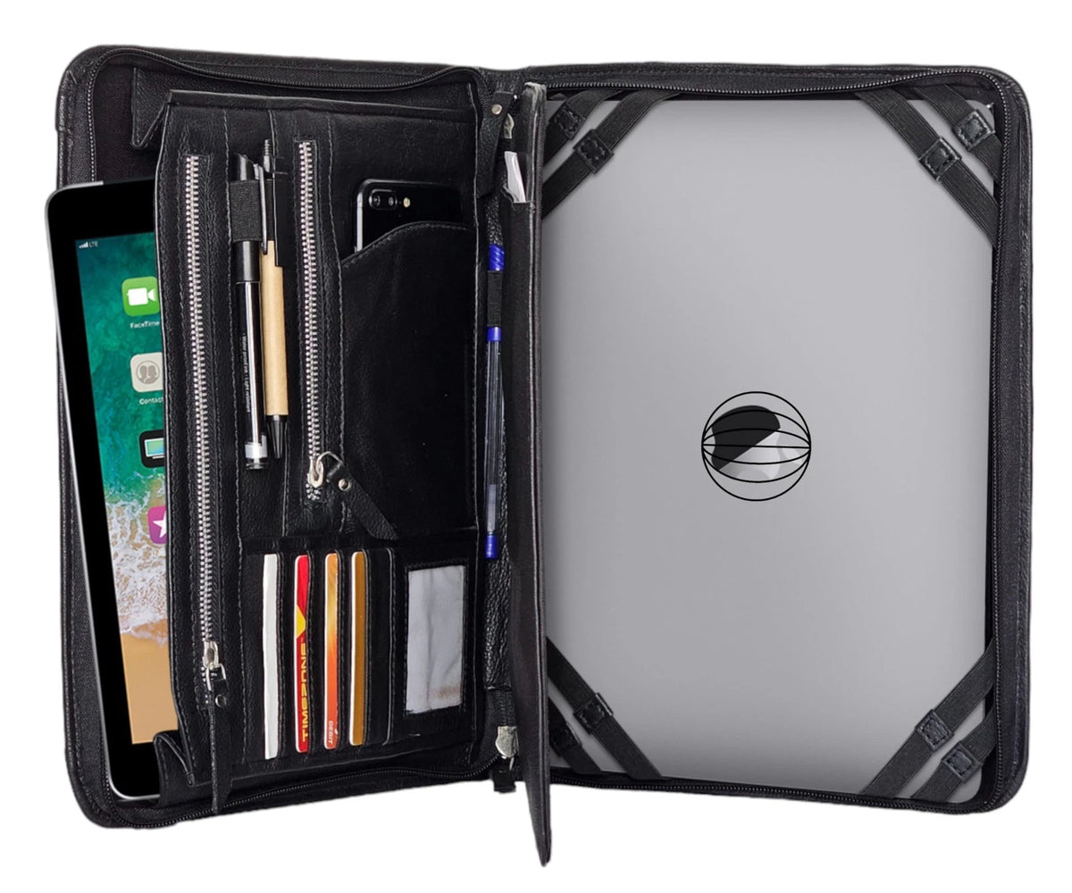 Handmade Genuine Leather Business Portfolio for Professional Organizer