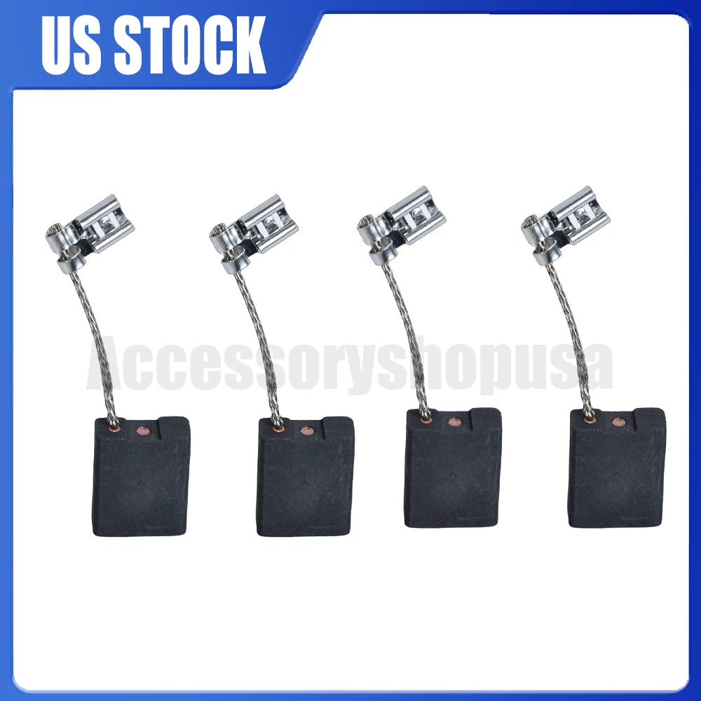 Set of 4 Carbon Brushes for Makita HM1802 H1812 GA9060 GA7060 (197128-4)