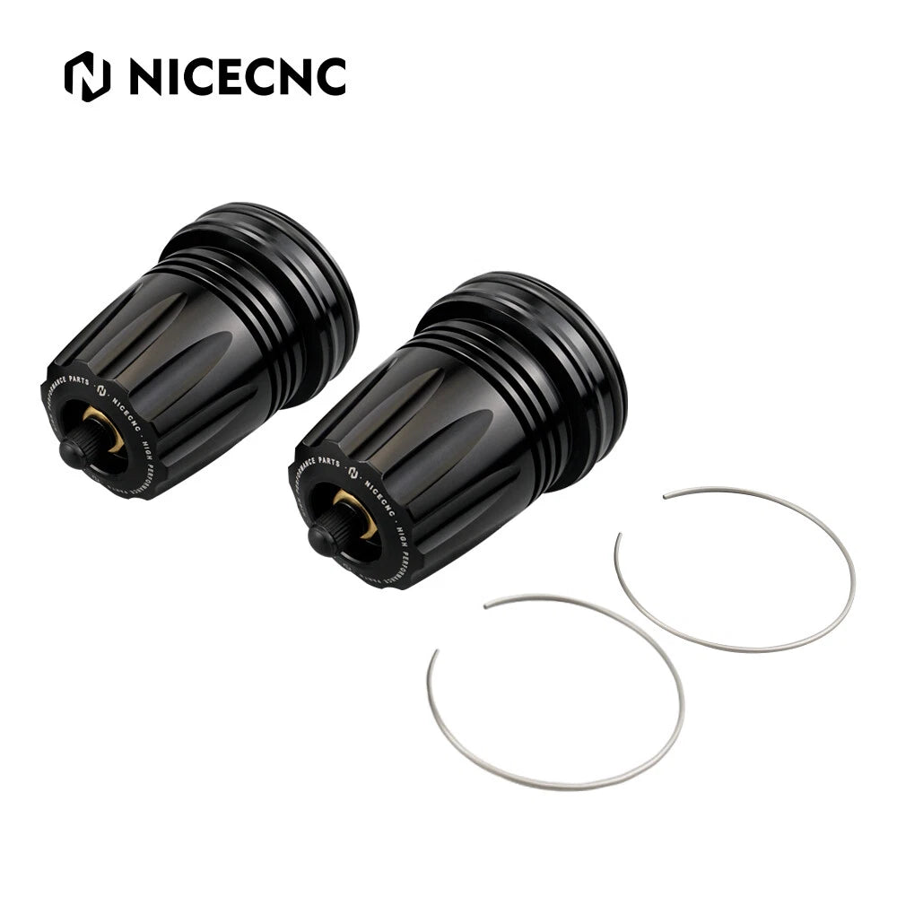 2X Suspension Reservoir Expansion End Caps for Fox UTV Shocks (2010–2023)