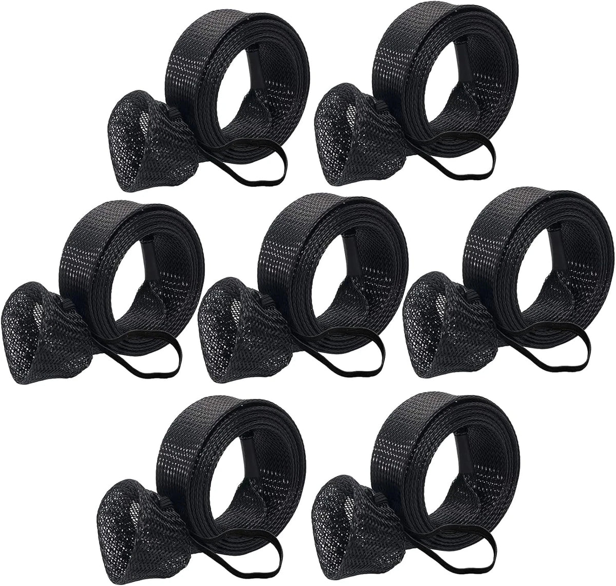 7 Pack Fishing Rod Cover Sleeve Socks Protector for Fishing Rods