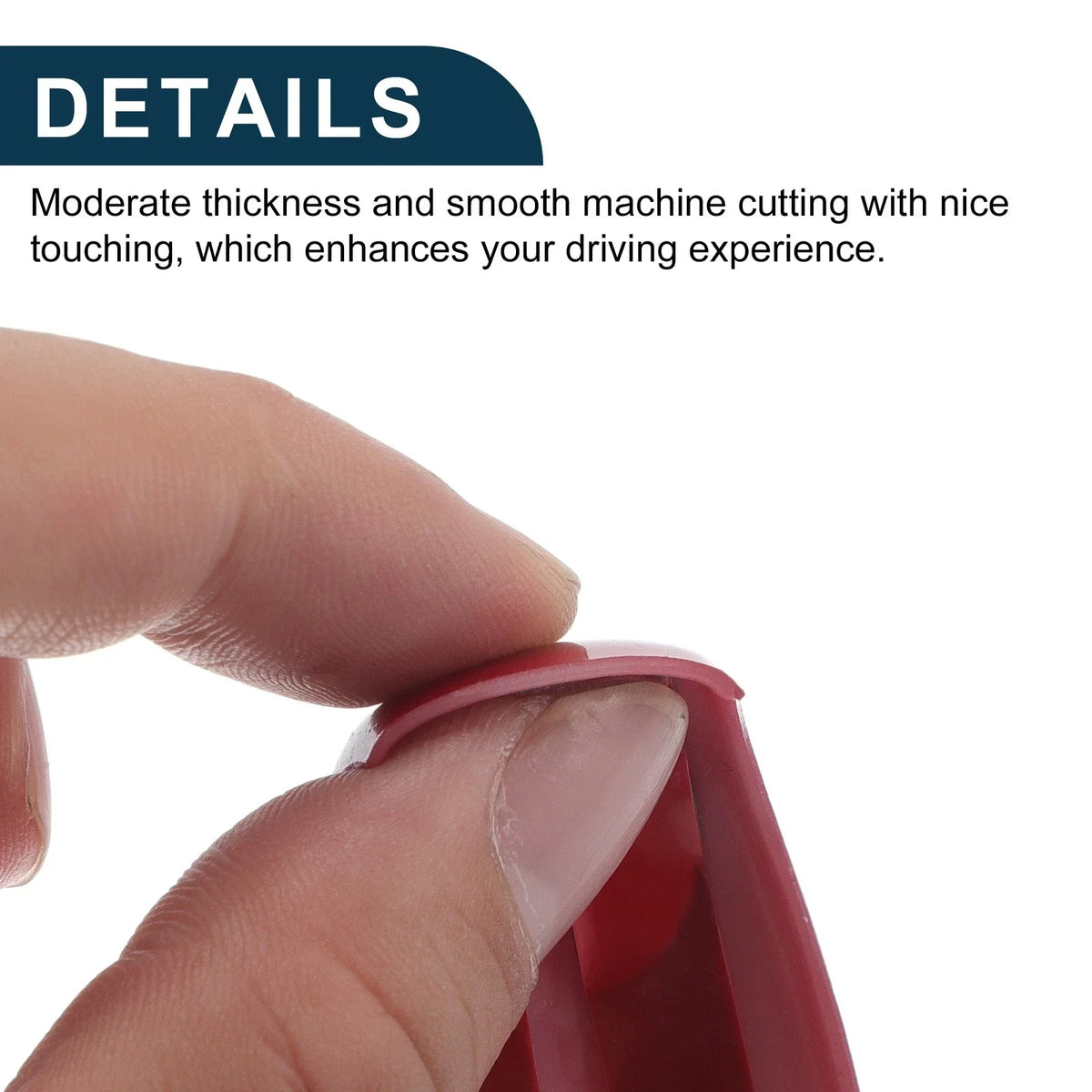 ABS Gear Shift Knob Cover Sticker for Honda CR-V (2023–2025) Red