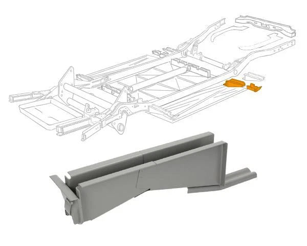 Rear Outrigger & Jacking Point for VW T2 (211703120A, 211-703-120)