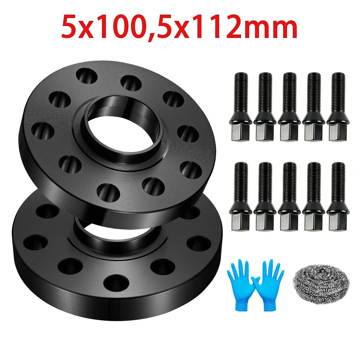 2X 20mm Hubcentric Wheel Spacers 5x112 14x1.5 for Volkswagen Phaeton (2004–2006)