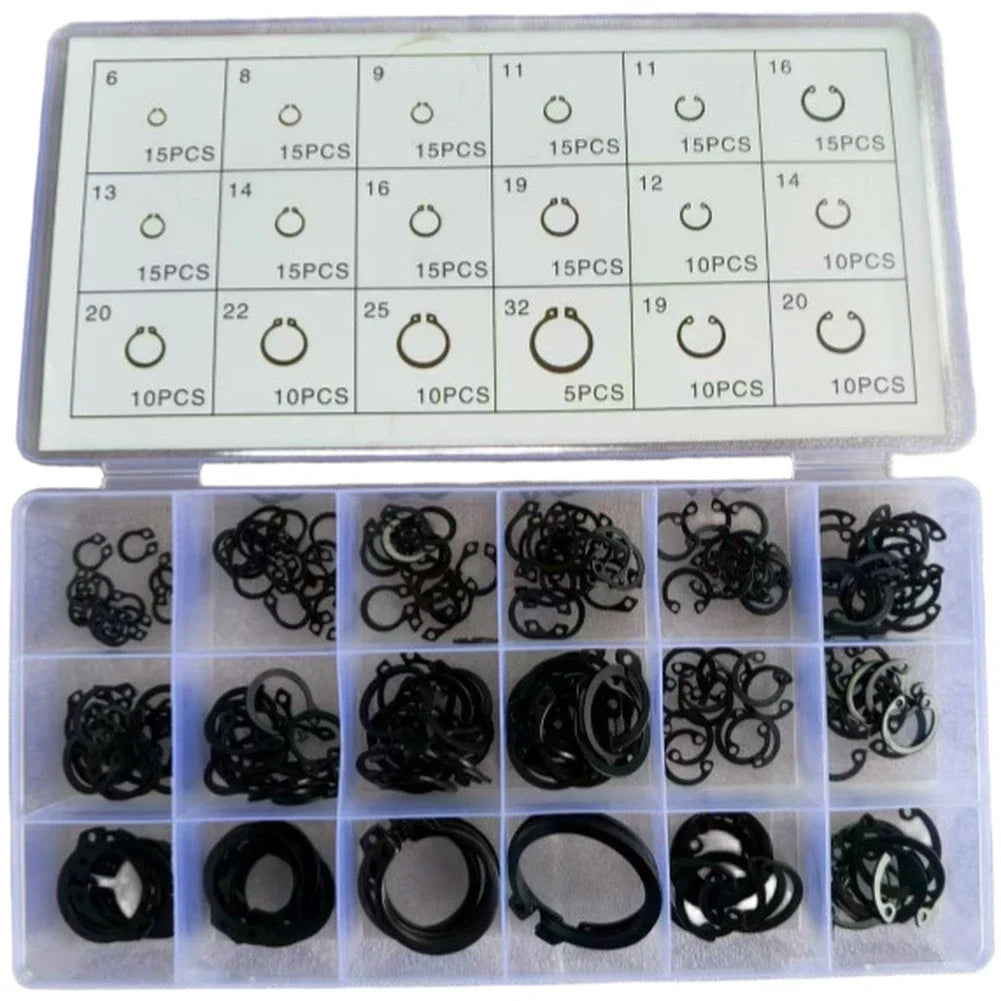 225pcs Circlip Snap Ring Set for (Internal Elastic)