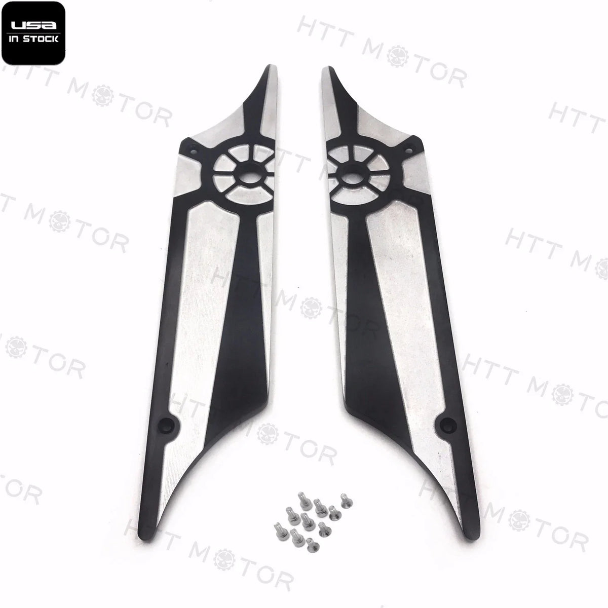 CNC Billet Aluminum Saddlebag Latch Cover for Harley Touring (1993–2013)