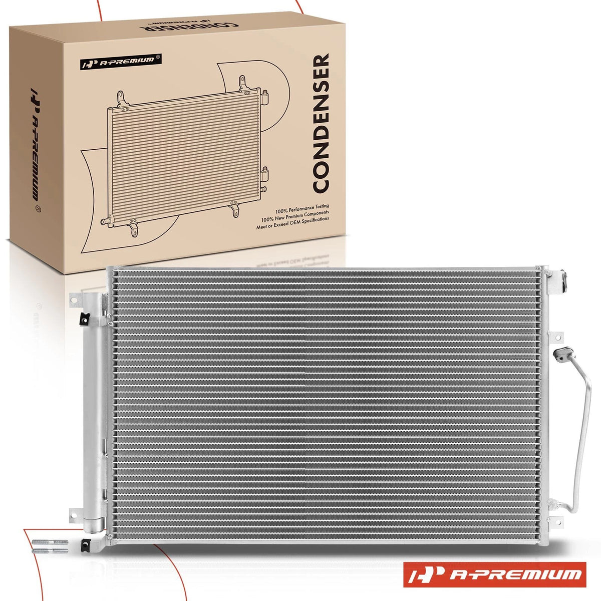 A/C Condenser with Receiver & Bracket Drier for Subaru B9 Tribeca (2006–2007) 94951, 73210XA00A, 3480