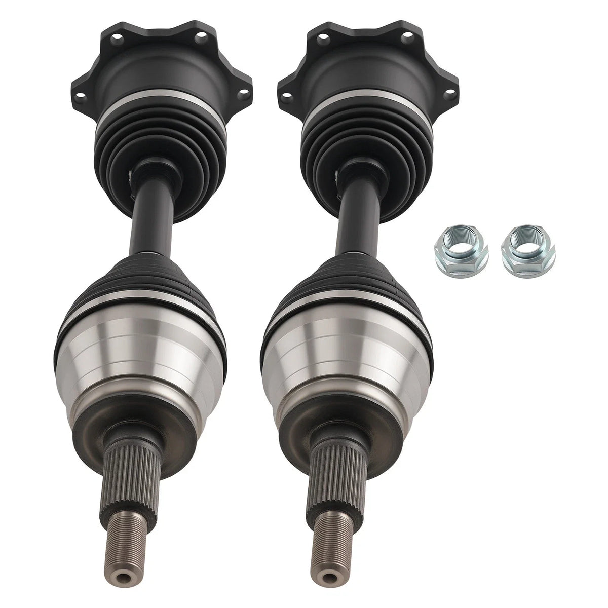 Pair Front CV Axle for GMC Chevy Silverado Sierra 1500 2500 3500 H2 (2001–2023)