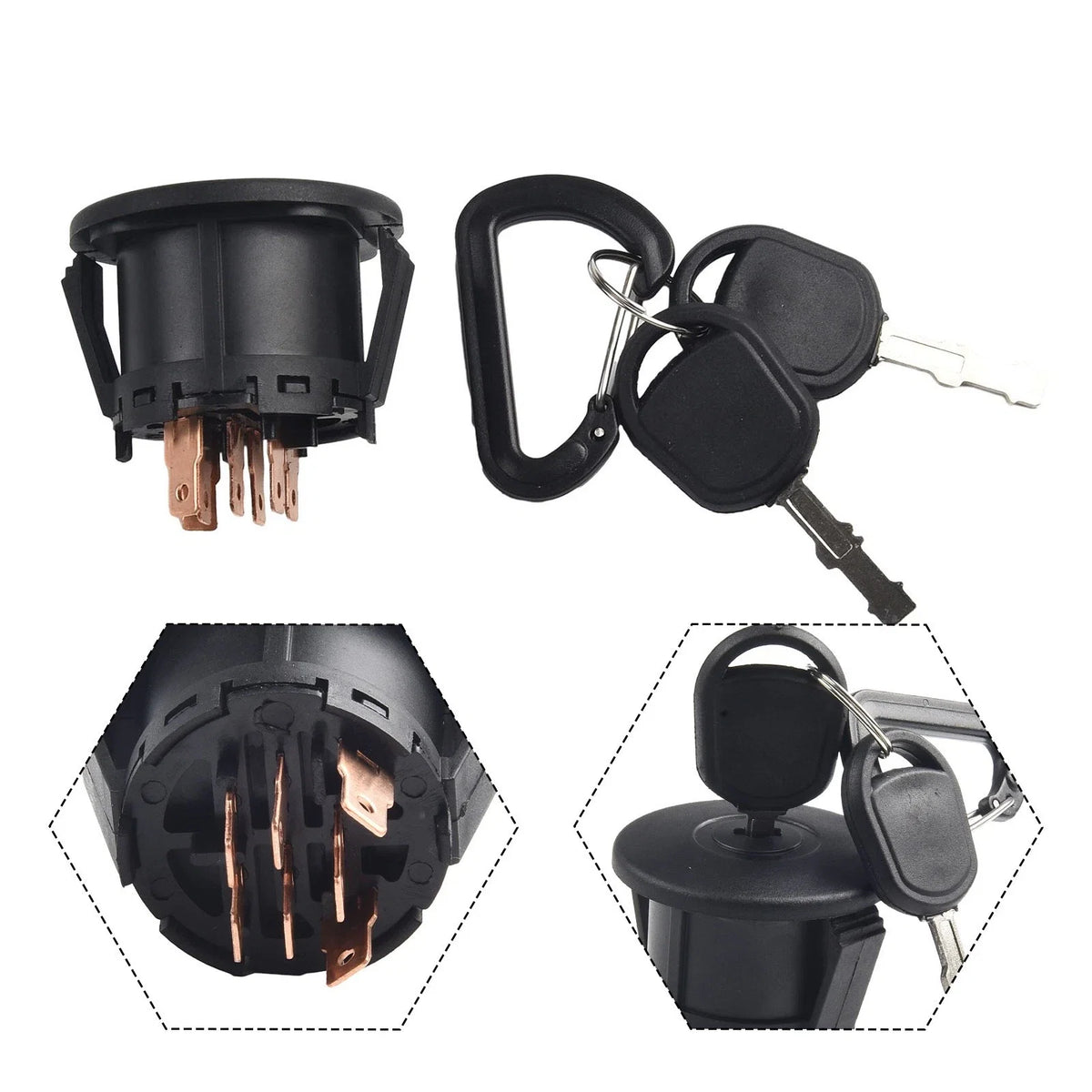 Key Switch for Replacement 2030-016 2030-018 2030-028 2030-029
