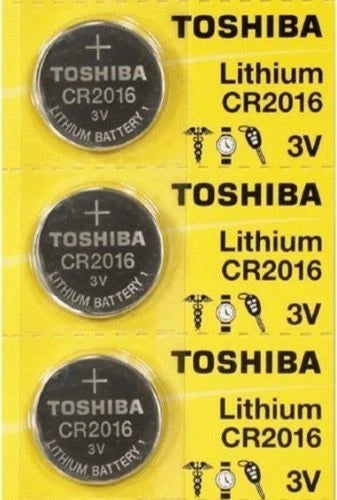 3X Toshiba CR2016 3V Lithium Battery for Watch