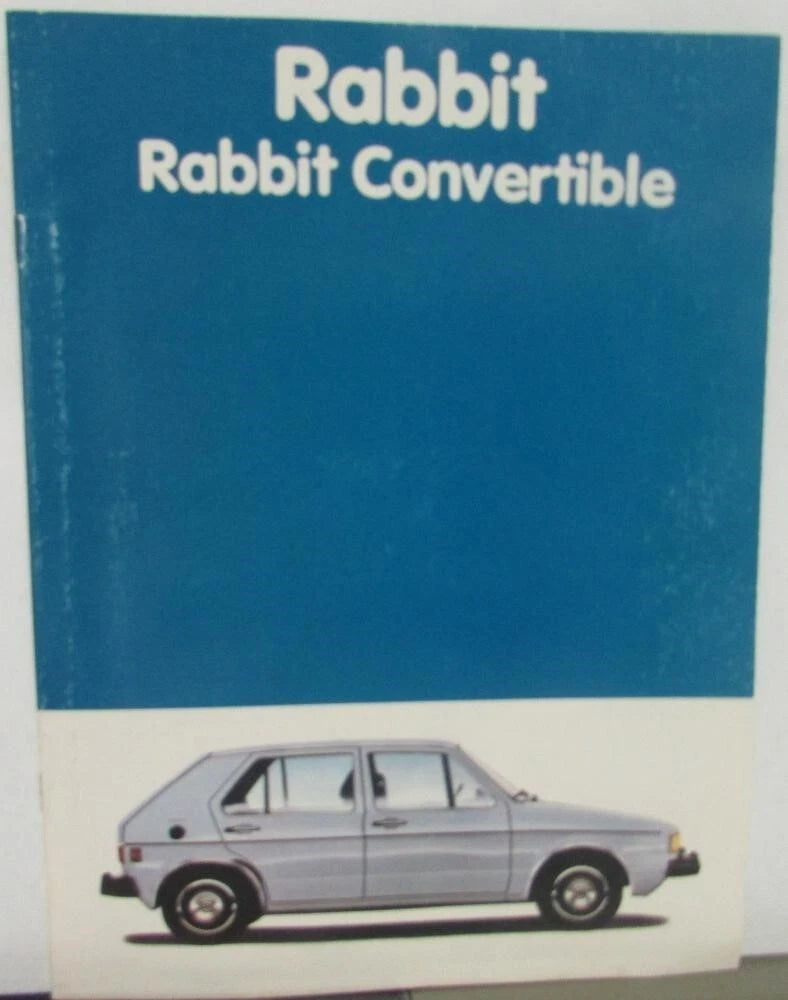 Sales Brochure for Volkswagen Rabbit Convertible (1981)