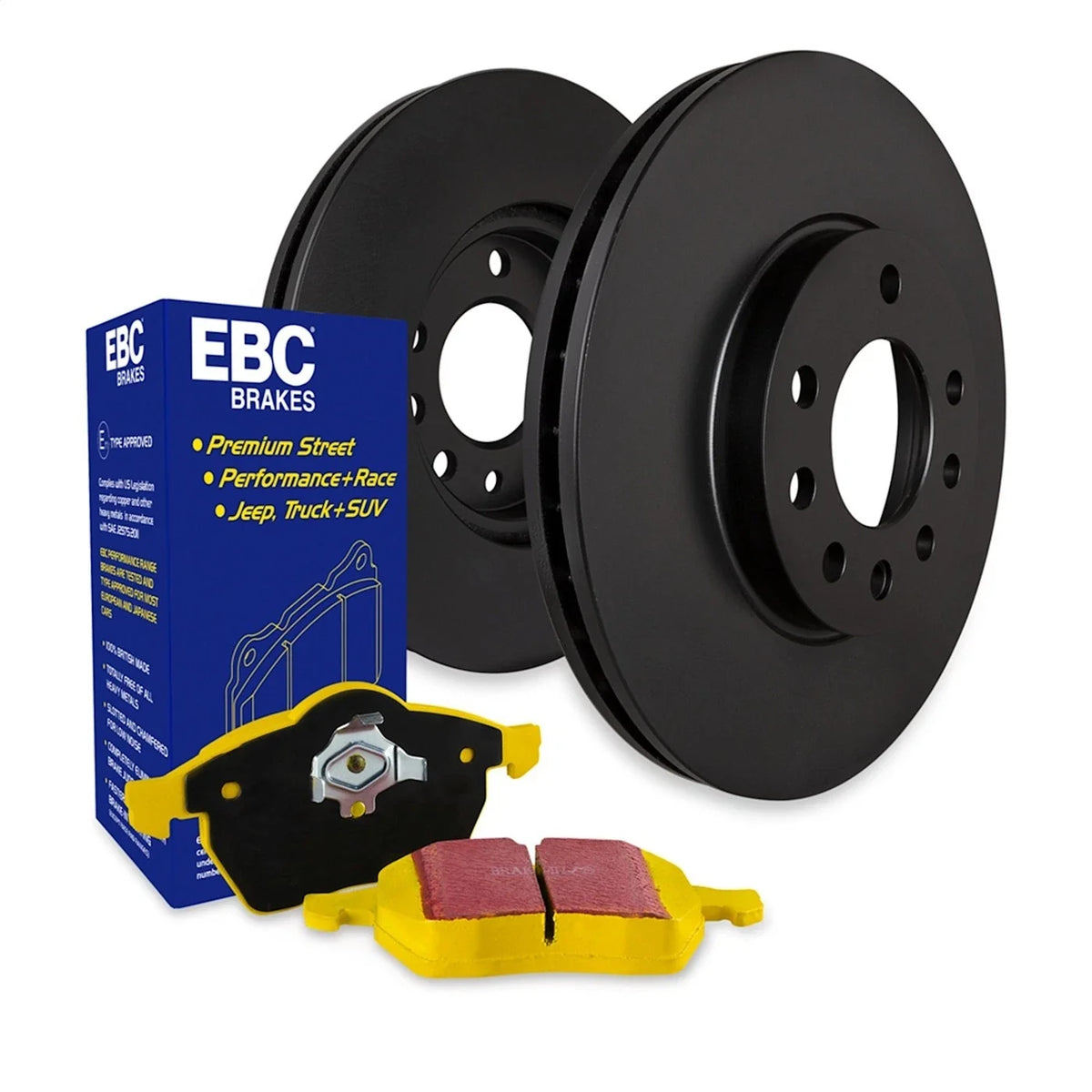 Set of 2 Brake Disc and Pad Kits for Hyundai Veloster N