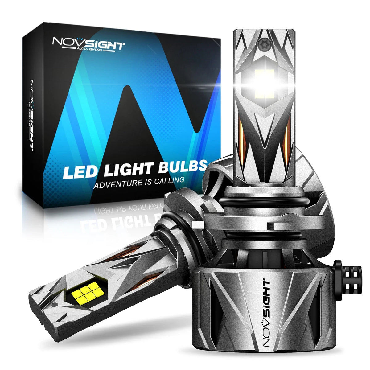 2X 9005 HB3 LED Headlight Bulbs for 60000LM 6500K