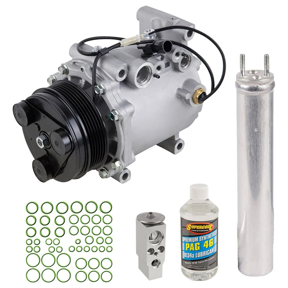 AC Compressor & A/C Kit for Mitsubishi Lancer & Outlander (60-80348RK, 0210102)