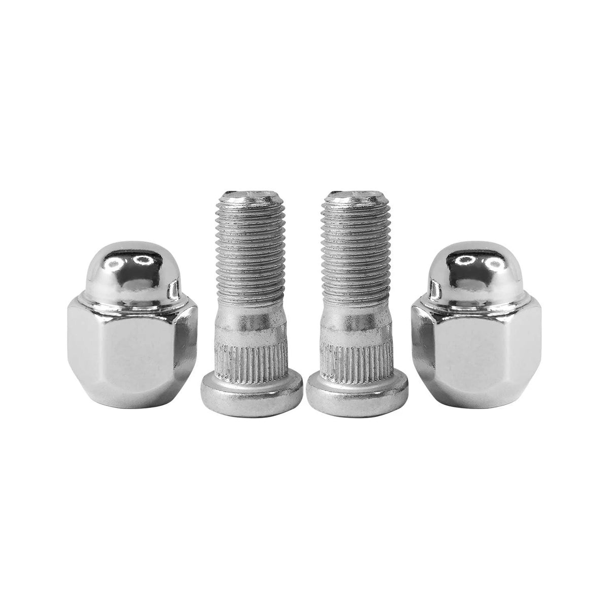 Set of 4 M12x1.25 Front Wheel Lug Stud Nuts for Nissan Infiniti