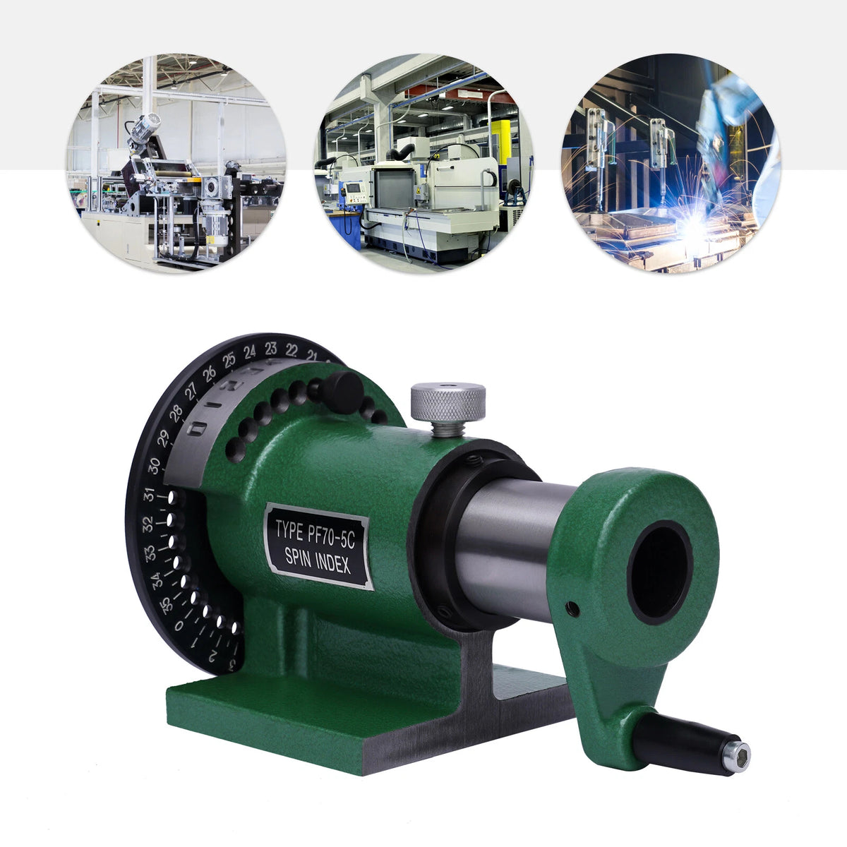 5C Collet Spin Jig Indexing Fixture for Grinder Milling Machine