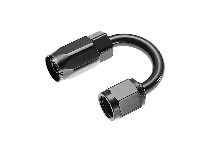 2X Aluminum Swivel Hose End 180° -10 AN Female-Thread Black for